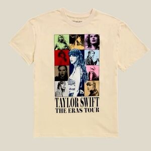 Taylor Swift Eras Tour TShirt US Cream Size Large NEW